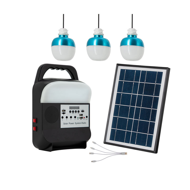 Off Grid Energy Power Bank Zestaw generatora Mały przenośny domowy system żarówek LED na energię słoneczną