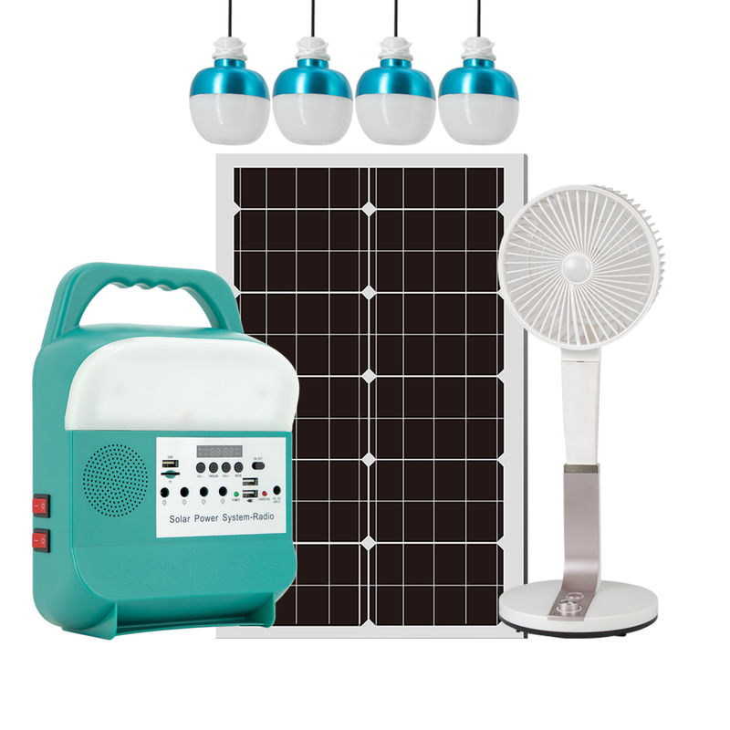 Mini Portable Solar Home Lighting Energy System Mp3 do zewnętrznego stopu aluminium
