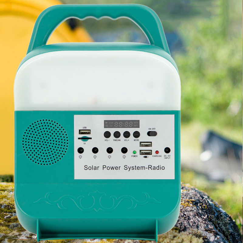 Outdoor Portable Solar Home Light System Kit Mini Power Led Ładowanie Monokrystaliczne
