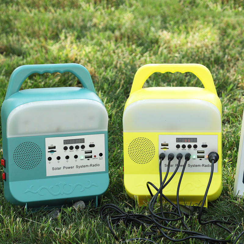 Mini Power Solar Home Lighting System 6000mah do zestawu wewnętrznego Inverter Off Grid