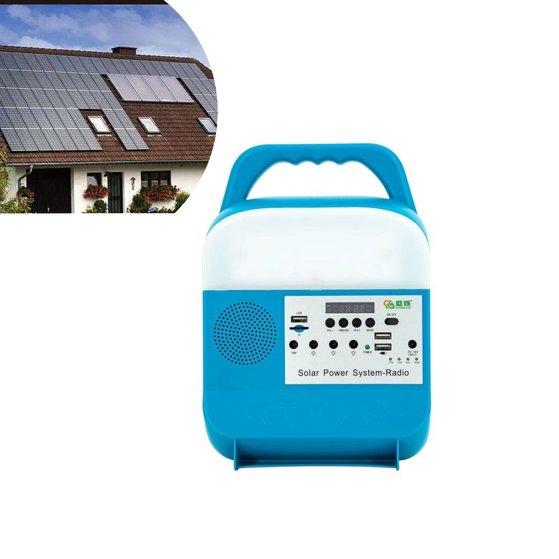 Przenośny system oświetlenia awaryjnego Mini 30W ze światłem na mały kemping