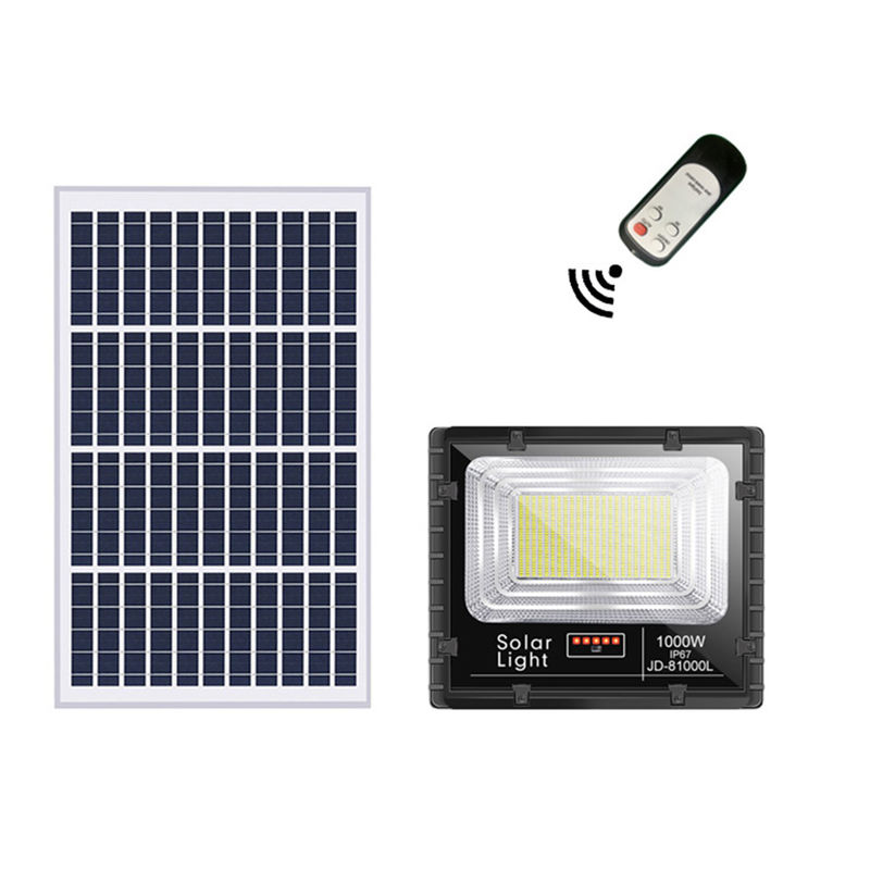 Outdoor IP67 Solar Flood Light Security LED Lamp 100W 200W 300W Powered Focus