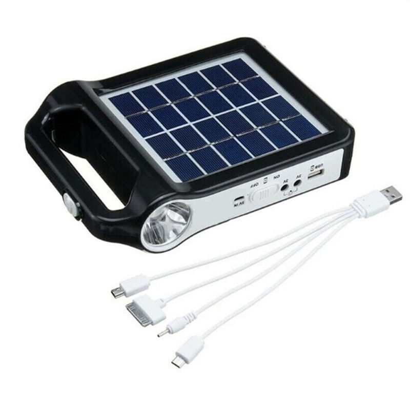 Przenośny system oświetlenia słonecznego Generator 5V Zewnętrzna moc Mini Home