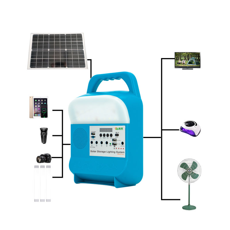 Camping przenośny zestaw solarny z ładowarką panelową Light Radio Home Storage Energy System