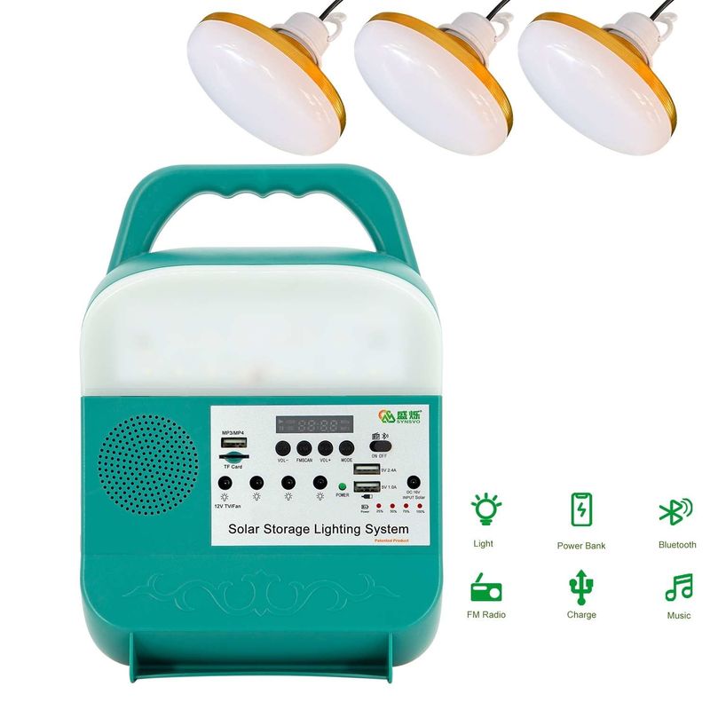 SRE-688 Wewnętrzny panel słoneczny Światło awaryjne Led do domowego systemu oświetlenia domu