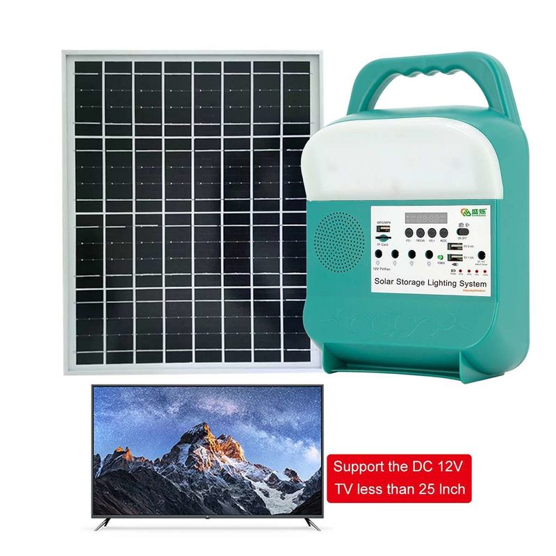 16V 16W ​​Power Station Camping Light z wyjściami USB AC DC Ładowanie generatora akumulatorów LED