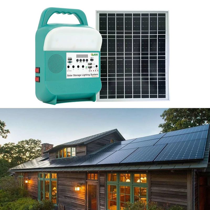 Wiele lamp solarnych o wysokiej jasności Wyjście USB typu C Szybkie ładowanie Garden