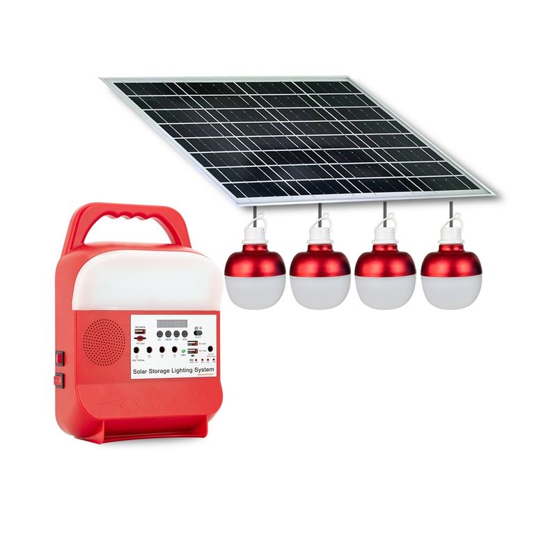 Zewnętrzna przenośna elektrownia słoneczna Power Bank Station Akumulator Camping Solar Flash Light