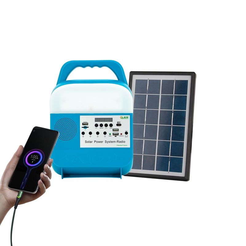 3W High Capacity Solar Powered LED Lights Przenośny laptop na kemping