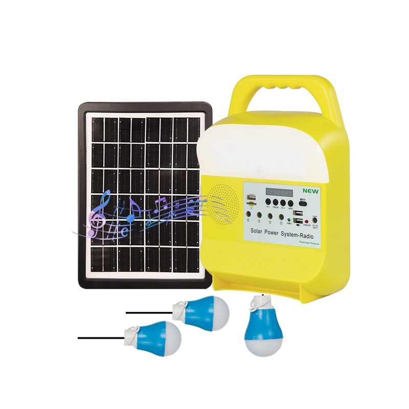 SRE-585 Rechargeable Sun Solar Power Lighting System Generator Przenośny z baterią