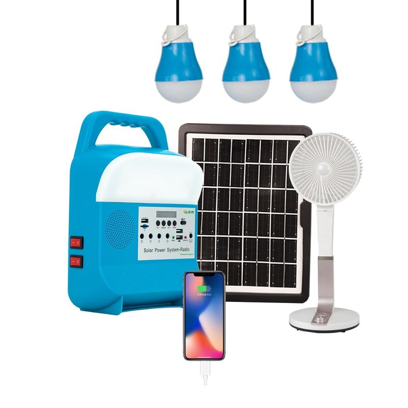 Przenośny generator energii słonecznej Zasilanie zewnętrzne Mini DC 5 W Światła słoneczne Kryty dom