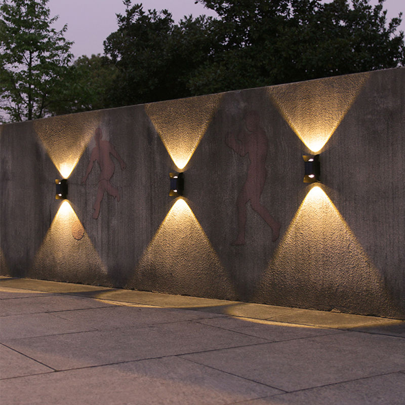 5V / 70ma Solar LED Kinkiety Lampa Zewnętrzna oprawa zewnętrzna do wnętrz