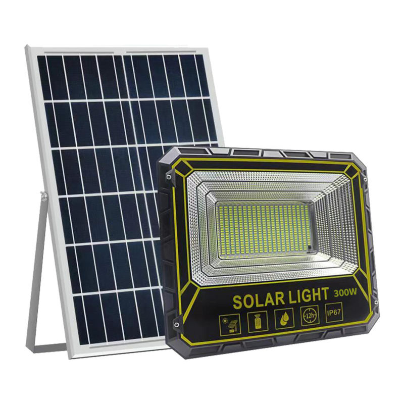 300W 600W Solar Wall Flood Light Czujnik zewnętrzny Wodoodporny ogród Led DC 6V