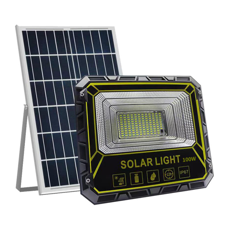 Wysoka wydajność Super Bright Solar Flood Light Outdoor Focus Led Solar Street 100W