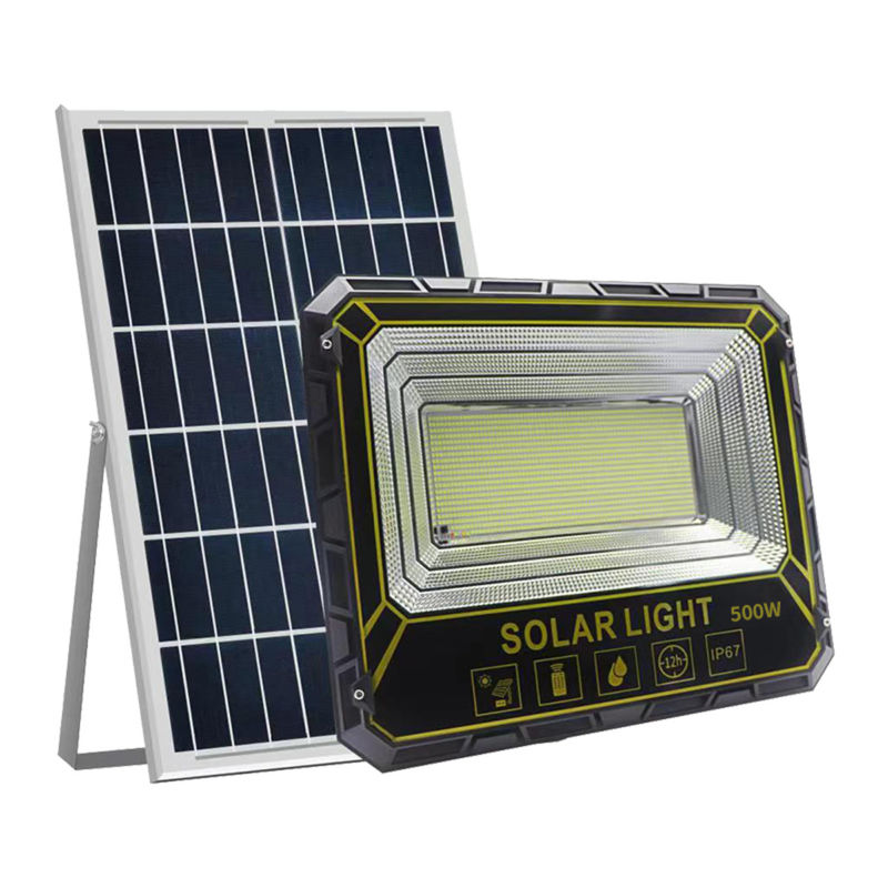 300W 600W Solar Wall Flood Light Czujnik zewnętrzny Wodoodporny ogród Led DC 6V