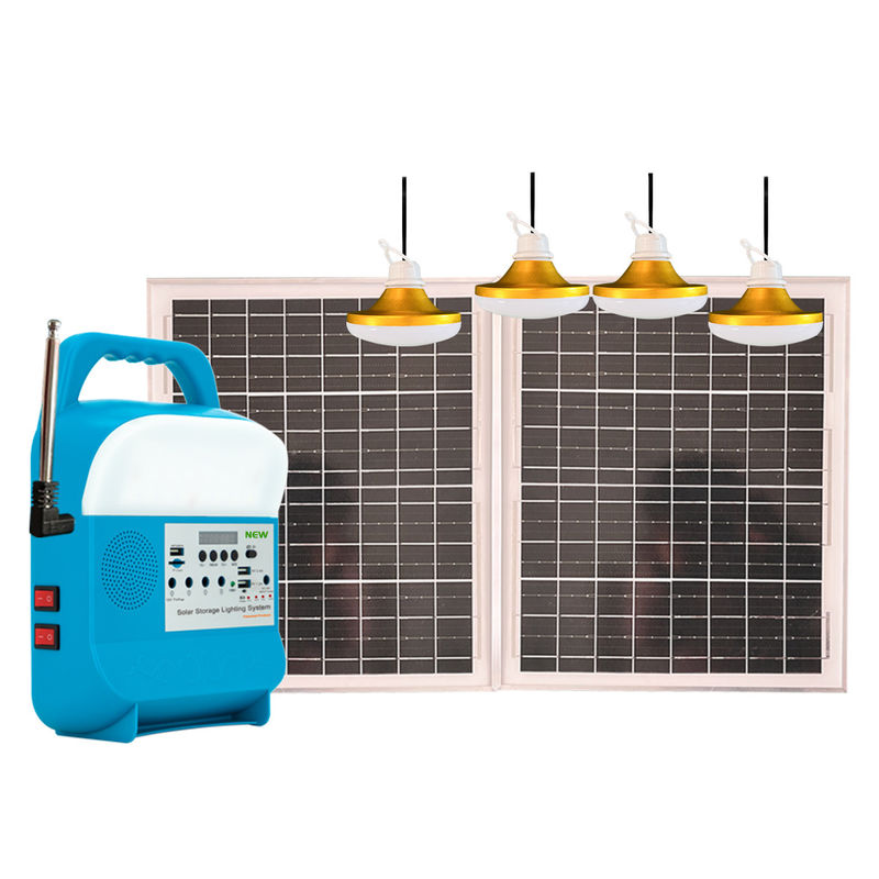 818 LED Solar Home Light System o stopniu ochrony IP65 dla telewizora i wentylatora Przenośna elektrownia słoneczna