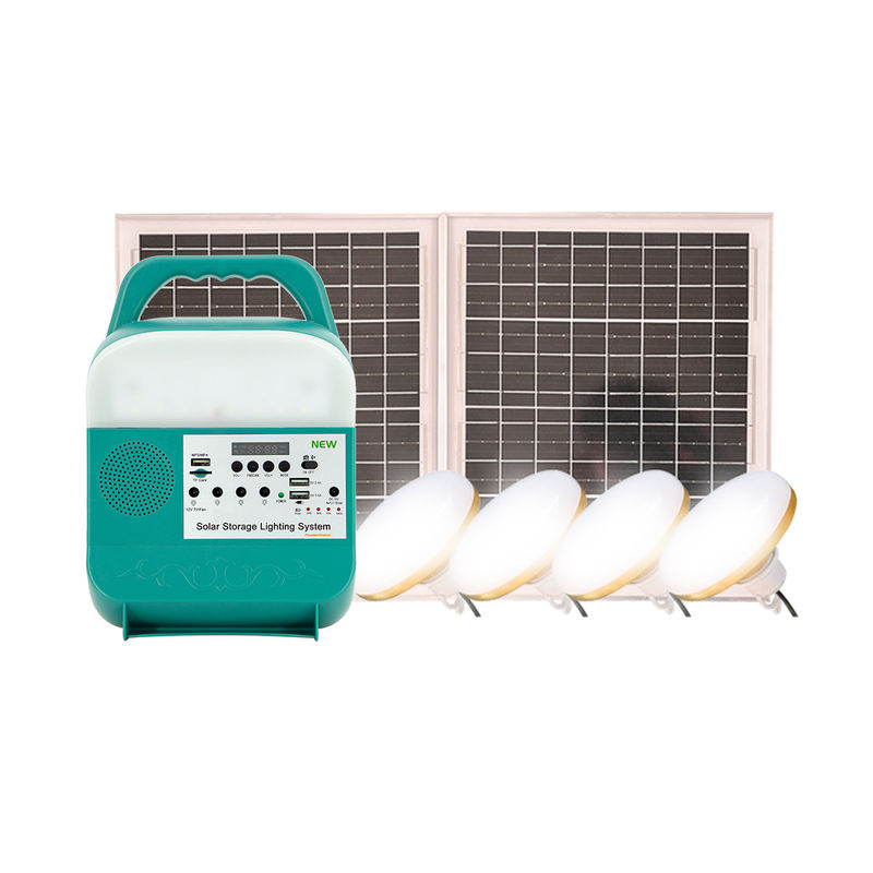 12 V Zasilane Energią Słoneczną Światła Do Domu 4 szt. 6 W Żarówki Silne Led Light Power Bank Solar Do Telefonu komórkowego