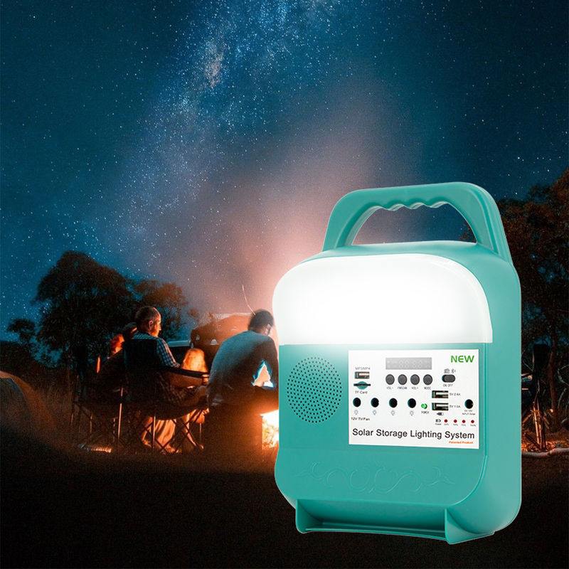 Małe zestawy oświetlenia słonecznego 10 godzin czasu pracy na oświetlenie zewnętrzne Solar Camping Light z power bankiem