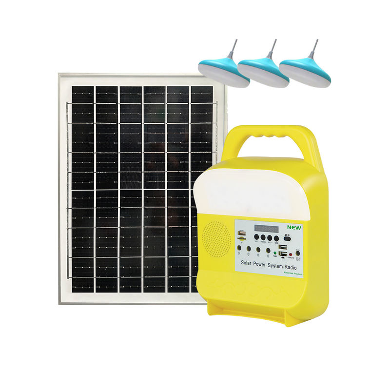 Przenośne żarówki słoneczne 20W / 6V z baterią 8000mah do oświetlenia zewnętrznego