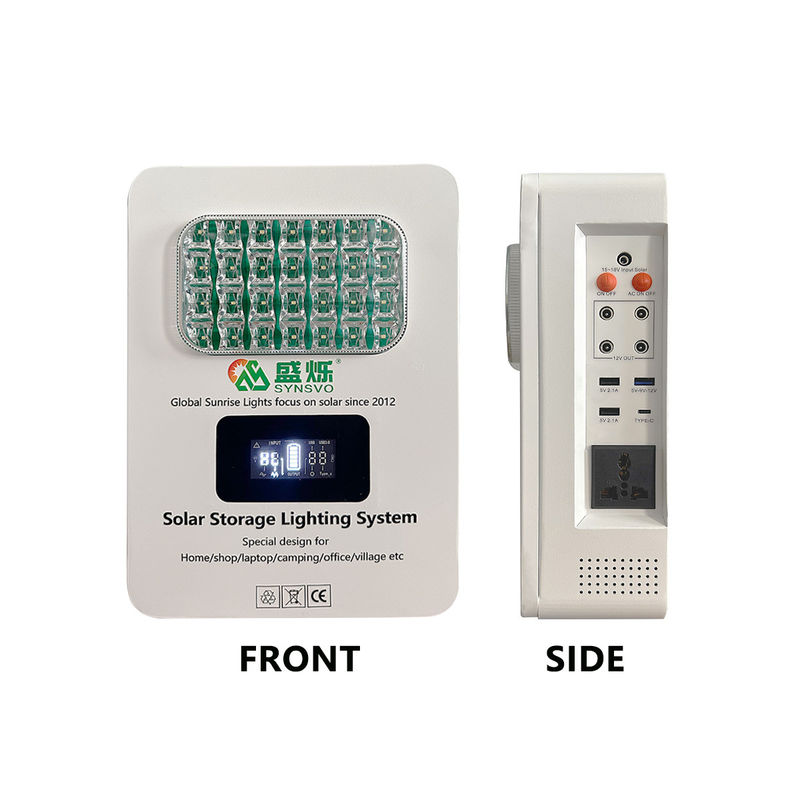 Certyfikowany przez CE system energetyczny paneli słonecznych z akumulatorem 16V 12,5AH (15*2600Mah) 6W*3PCS żarówka LED