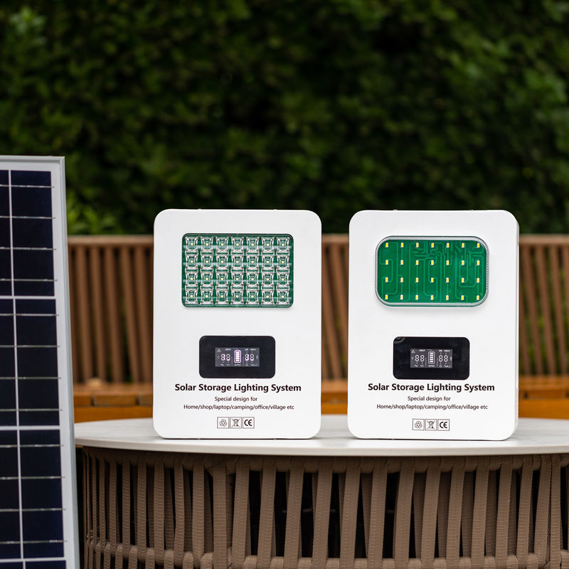 Białe przenośne systemy wytwarzania energii słonecznej o pojemności baterii 12V 12,5AH Produkty słoneczne 2023 Nowy przybycie