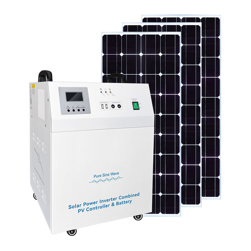 100W generatory paneli słonecznych 50Hz/60Hz z certyfikatem ISO System zasilania oświetleniowego na baterie