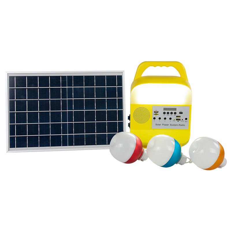 Kolorowy panel oświetlenia awaryjnego zasilany energią słoneczną OEM Camp 9W