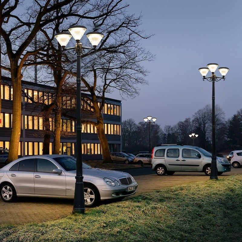 IP65 Outdoor Solar LED Landscape Pathway Light Solar Garden Lights 3 lampy czołowe