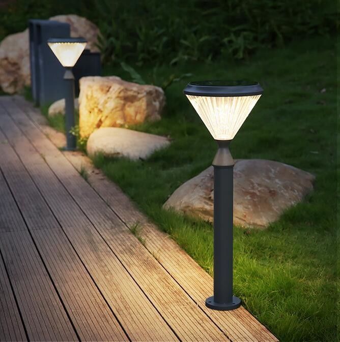 20ah Villa 3W Solar Garden Lights Malowana matowa dekoracja zewnętrzna bramy krajobrazowej
