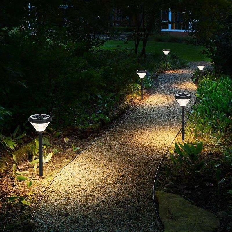 Solar Deck Lights Ogrodzenie Słupki Oświetlenie Oświetlenie zewnętrzne Ogród Dekoracyjne