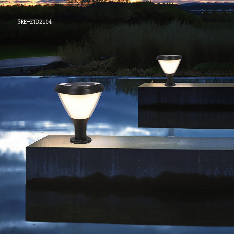 Solar Garden Light Wodoodporny filar światła Dekoracja LED Soalr Pillar Lamp