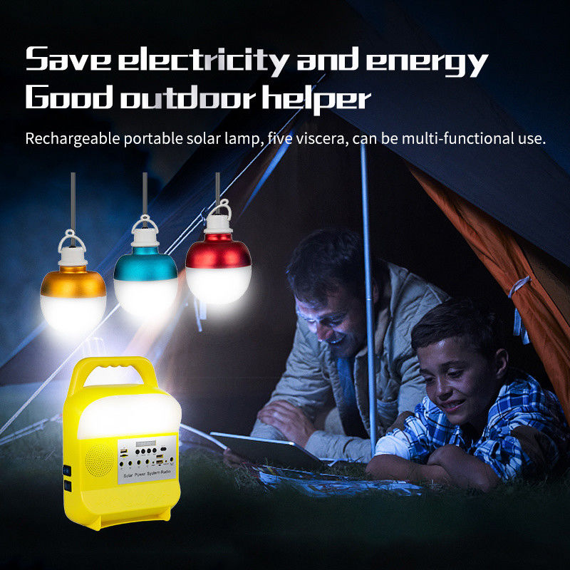 Solar Home Lighting System Zasilanie awaryjne / Zasilanie kempingowe / Oświetlenie słoneczne na odludziu z