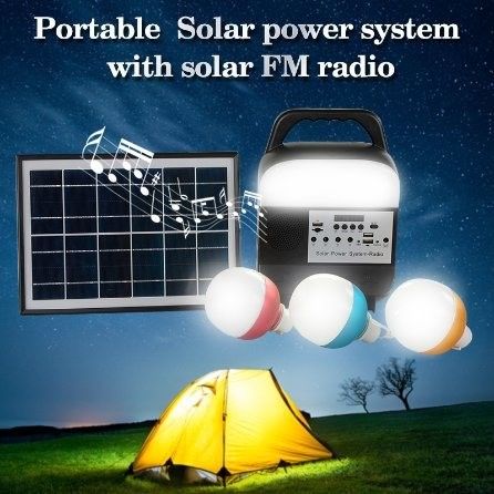 Solar Home Lighting System Zasilanie awaryjne / Zasilanie kempingowe / Oświetlenie słoneczne na odludziu z