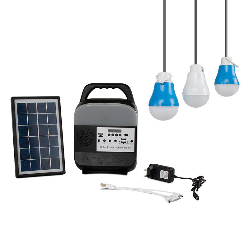 Solar Power Lighting System Ładowarka słoneczna z przenośnym panelem słonecznym z panelem słonecznym Radio