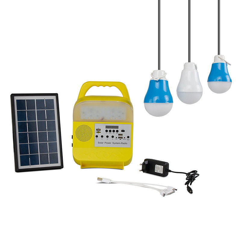 Solar Power Lighting System Ładowarka słoneczna z przenośnym panelem słonecznym z panelem słonecznym Radio