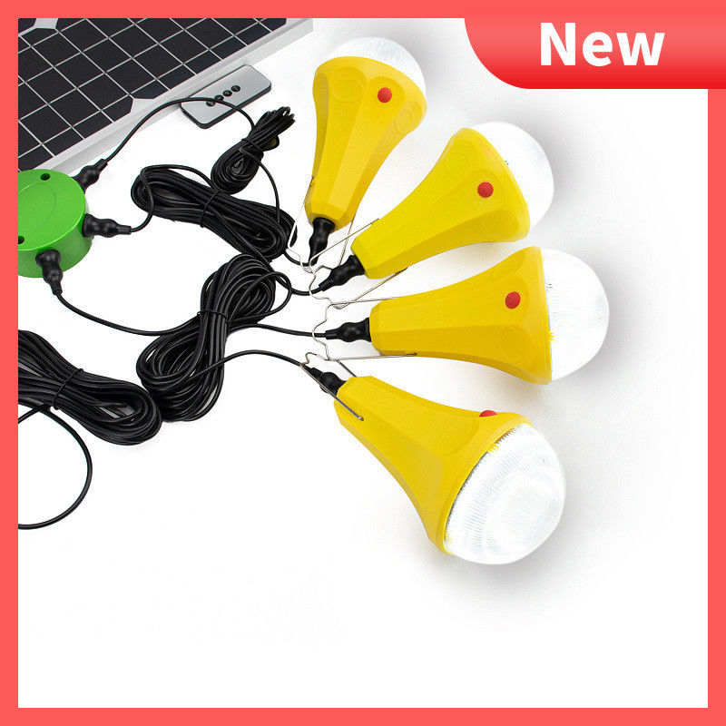 Pilot zdalnego sterowania 435lum Solar Mini Home Lighting System 14 godzin do 48 godzin czasu pracy