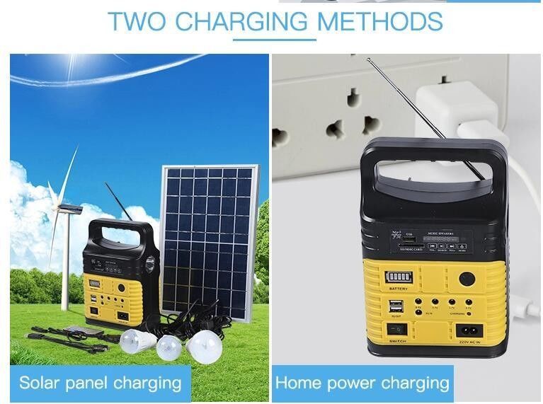 10W Lampa słoneczna Solarne Radio FM Oświetlenie wewnętrzne słoneczne 3790 Global Sunrise Lights