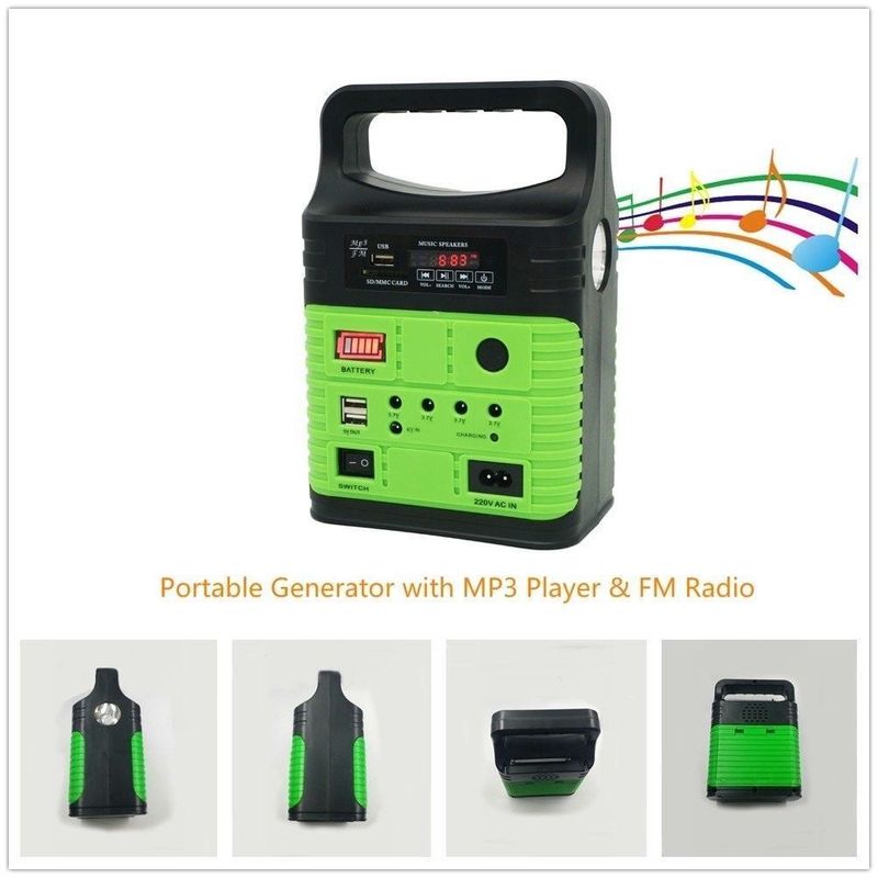 Solar FM Radio Solar Kit off Grid Solar System 10W Solar Home Light Kit Global Sunrise Lights