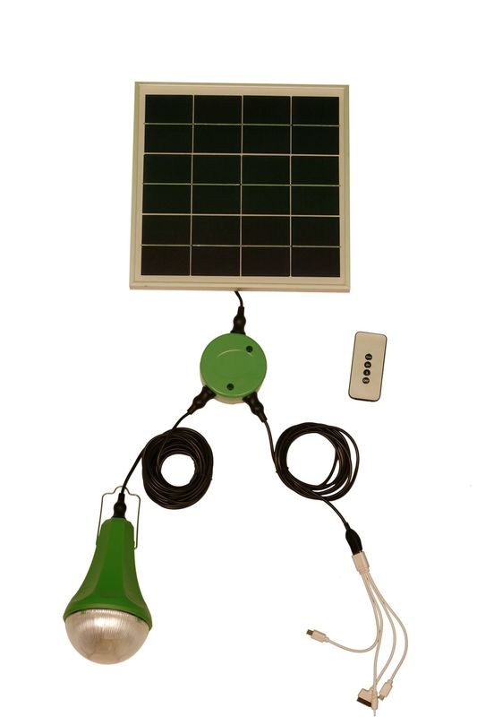 Global Sunrise 6W 6V Panel słoneczny Zestaw oświetlenia LED od 11 godzin do 30 godzin czasu pracy