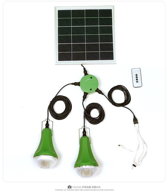 Global Sunrise 6W 6V Panel słoneczny Zestaw oświetlenia LED od 11 godzin do 30 godzin czasu pracy