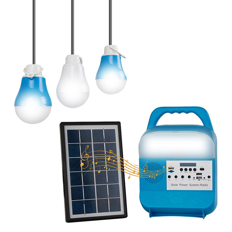 3W High Capacity Solar Powered LED Lights Przenośny laptop na kemping