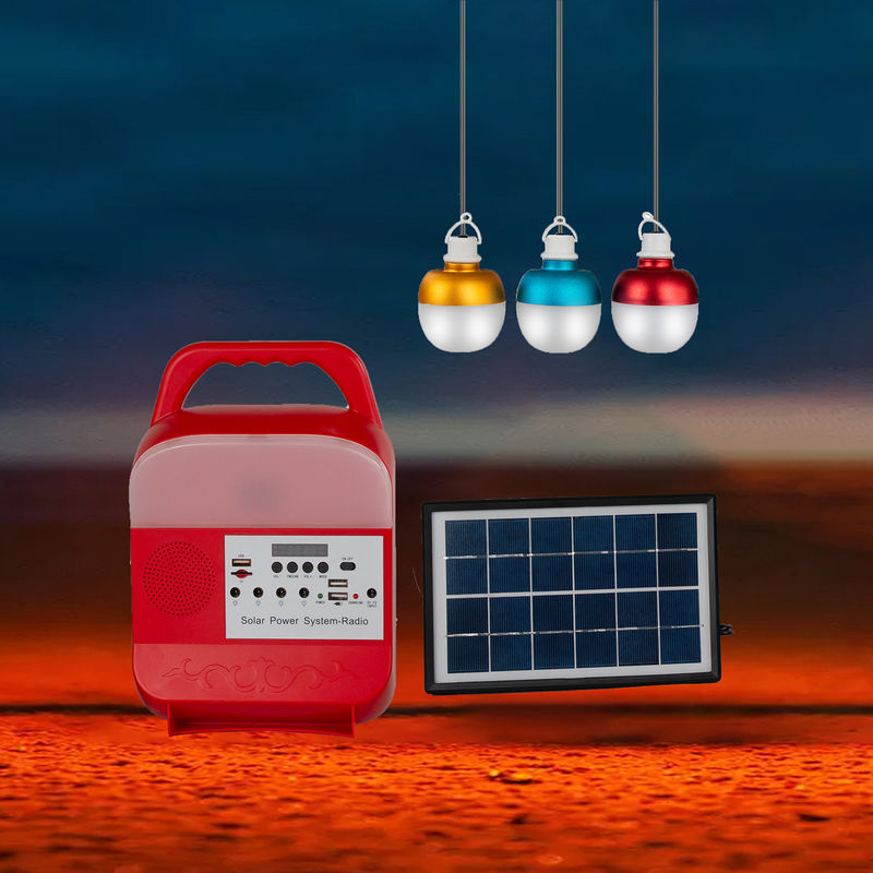 FCC 10W do 100W przenośny system energii słonecznej do oświetlenia zewnętrznego