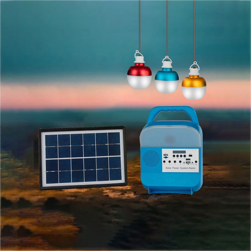 Solar Rechargeable Led Żarówka Lampa awaryjna Panel słoneczny z żarówką Światła słoneczne Zestaw żarówek wewnętrznych