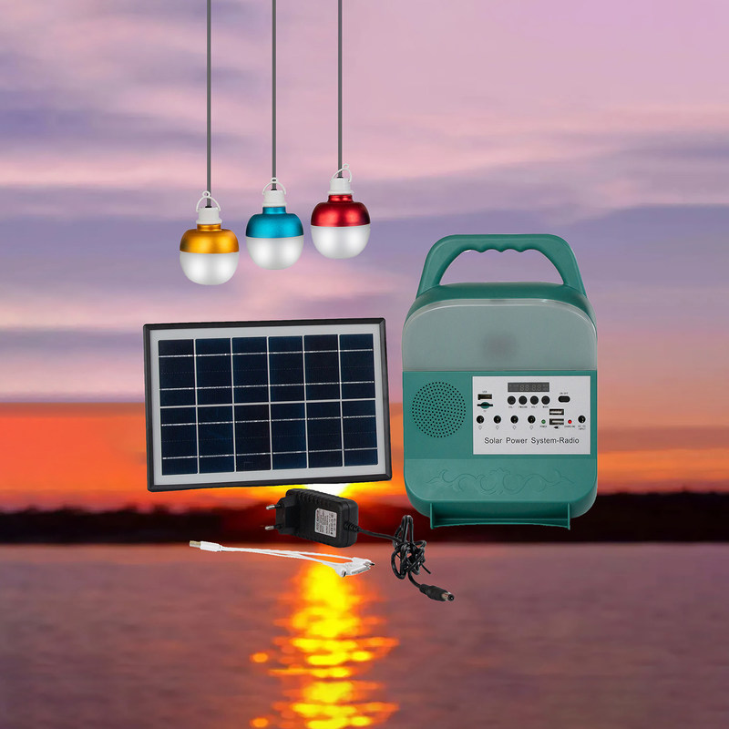 Wodoodporna Luminous RED Led Light Słoneczna awaryjna lampa ładująca Światło słoneczne z ładowarką USB