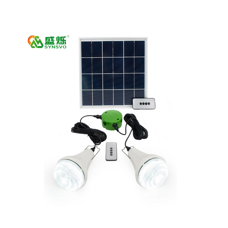 Solar Rechargeable Led Żarówka Lampa awaryjna Panel słoneczny z żarówką Światła słoneczne Zestaw żarówek wewnętrznych