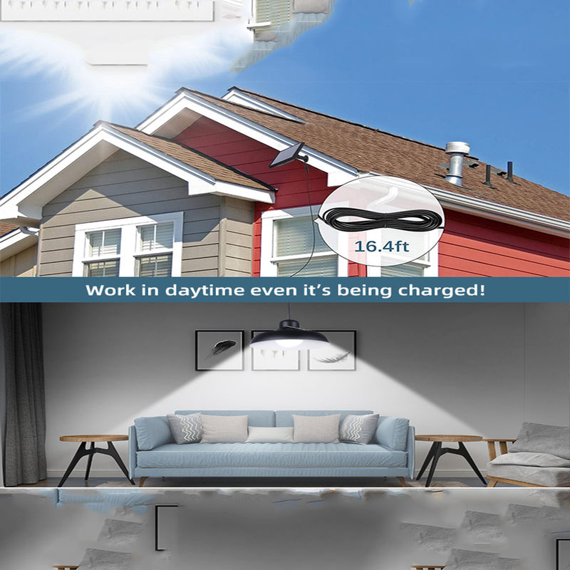 Work LED Shed Solar Light Kits 6500K do Camping Yard Solar Garden Lamp