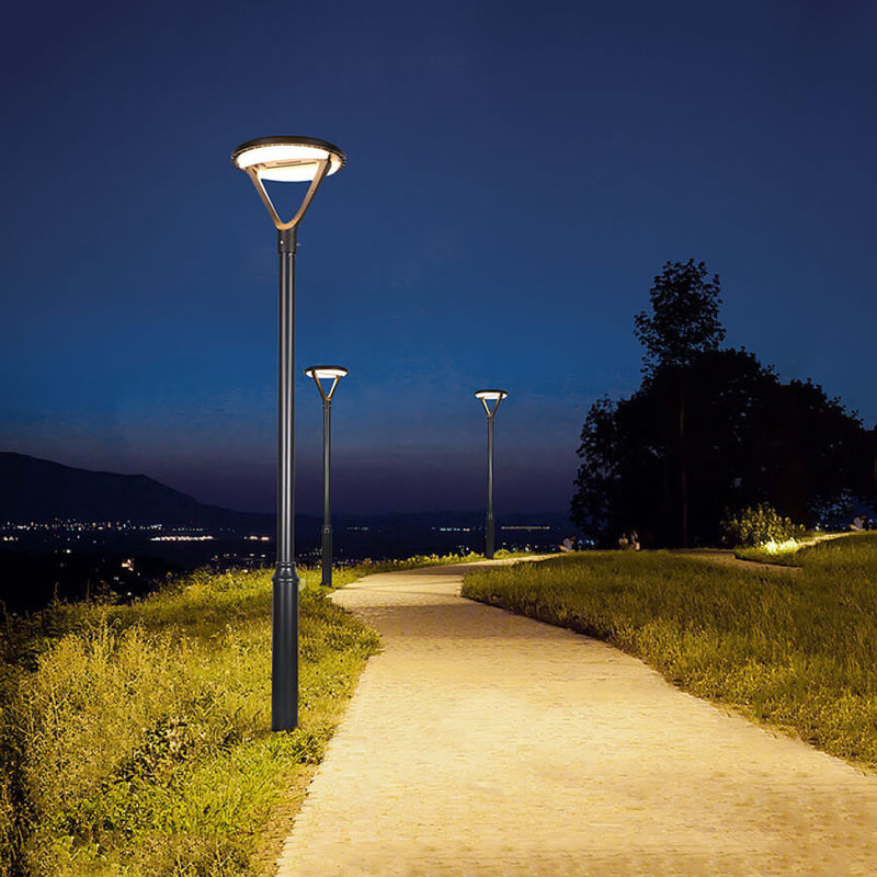 Gorący bubel Dekoracyjna brama słupkowa Oświetlenie elementu zasilania Oświetlenie zewnętrzne LED Solar Garden Light