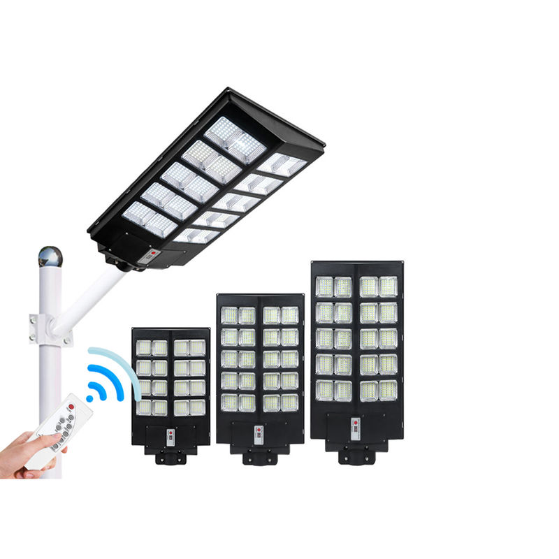 Czujnik ruchu Streetlight ABS Wodoodporny IP65 100w 300w Zintegrowane zewnętrzne oświetlenie uliczne słoneczne