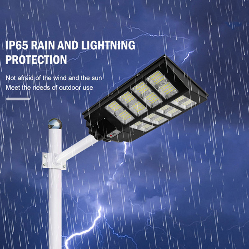 Czujnik ruchu Streetlight ABS Wodoodporny IP65 100w 300w Zintegrowane zewnętrzne oświetlenie uliczne słoneczne