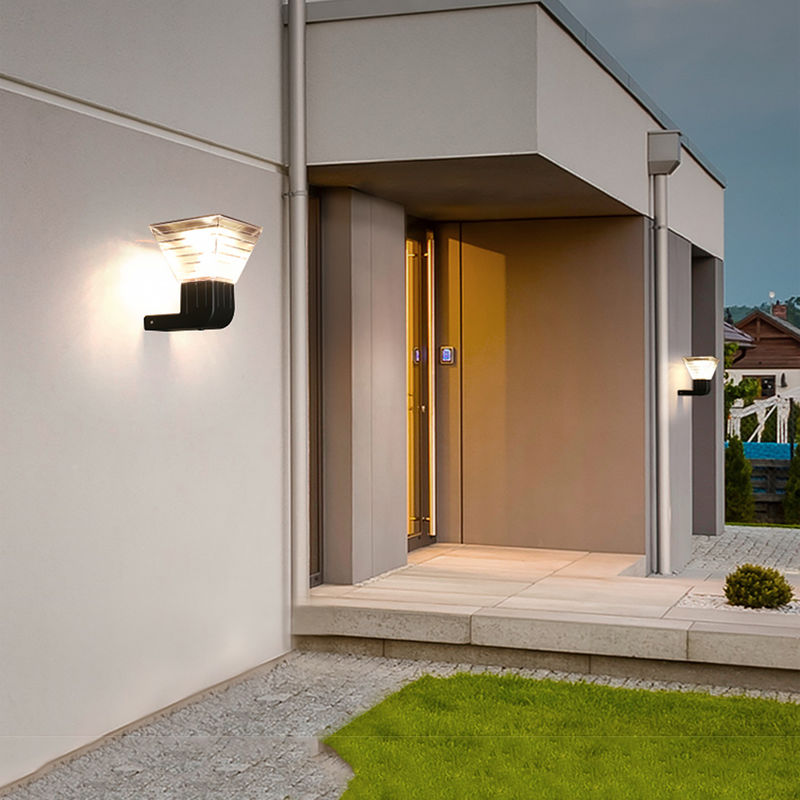 90 lm / w LED Solar Wall Light Outdoor 3.2V Nowoczesna lampa zewnętrzna ABS Garden Landscape